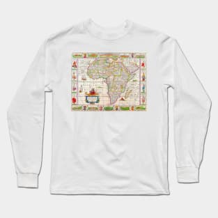 Ancient Africa Map 2 Long Sleeve T-Shirt